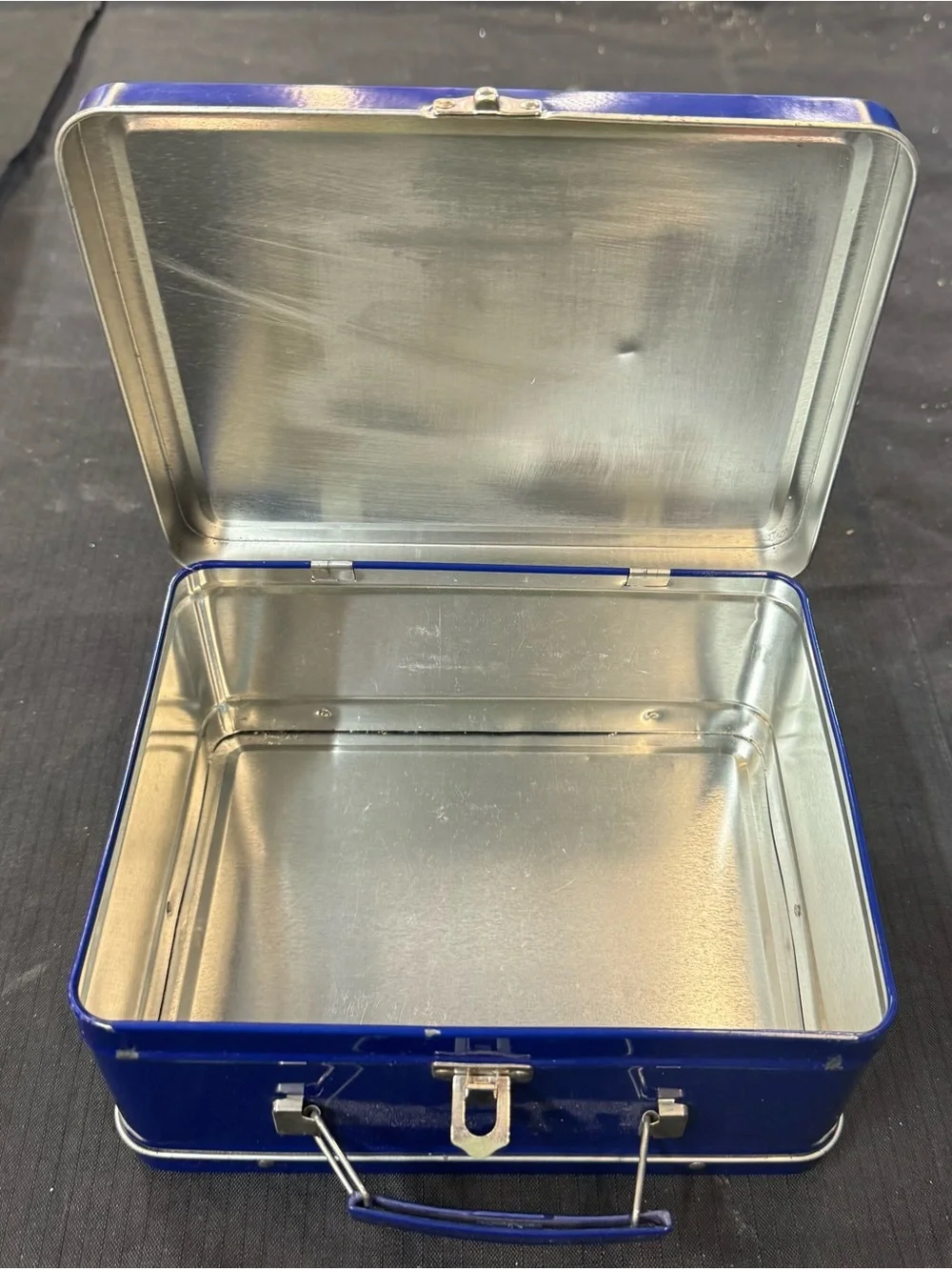 Nintendo Blue Super Mario Character Tin Lunchbox Style Case
